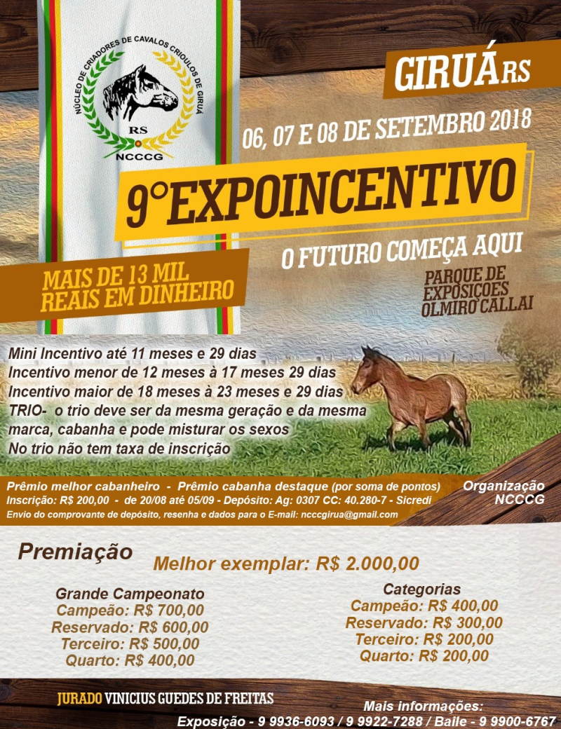 Poder Executivo convida você para a 9º ExpoIncentivo